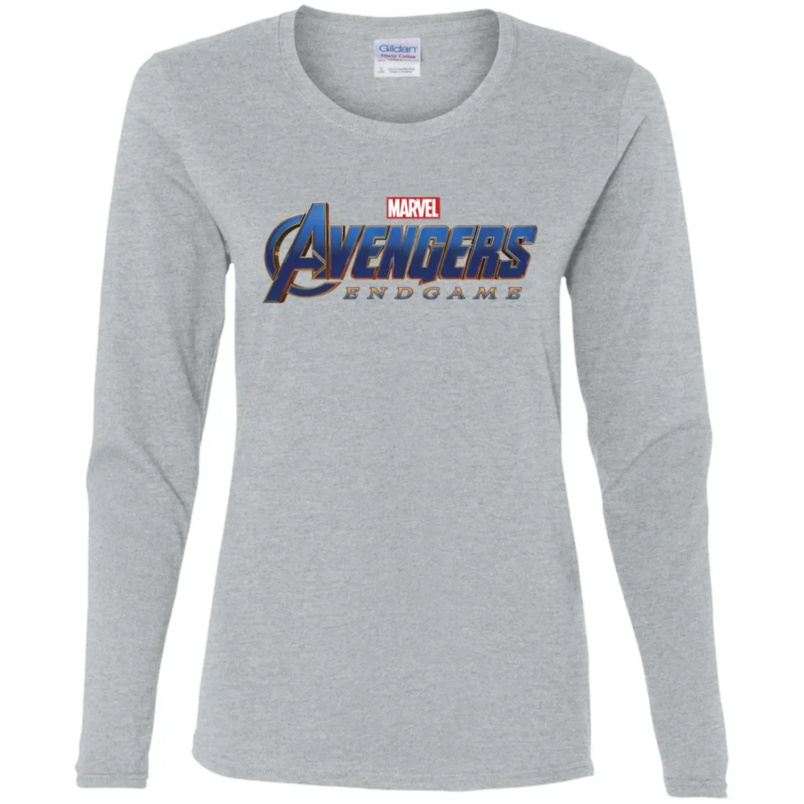 Marvel Avengers Endgame Movie Logo Graphic Women Long Sleeve Shirt