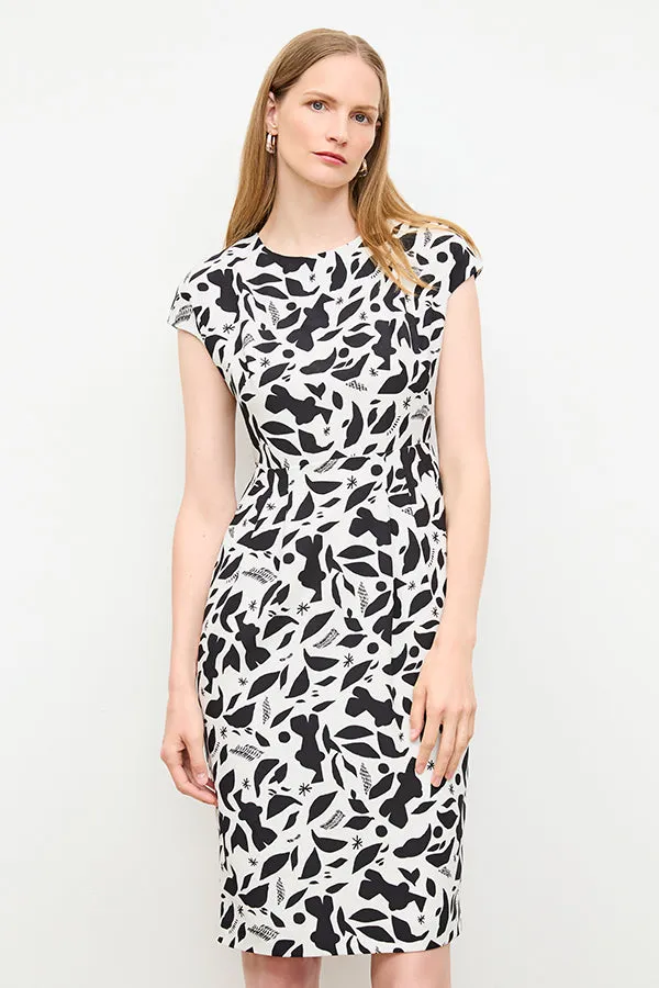 Masha Dress - Printed Eco Heavy Soft Wave :: Icon Print