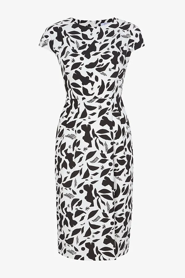 Masha Dress - Printed Eco Heavy Soft Wave :: Icon Print