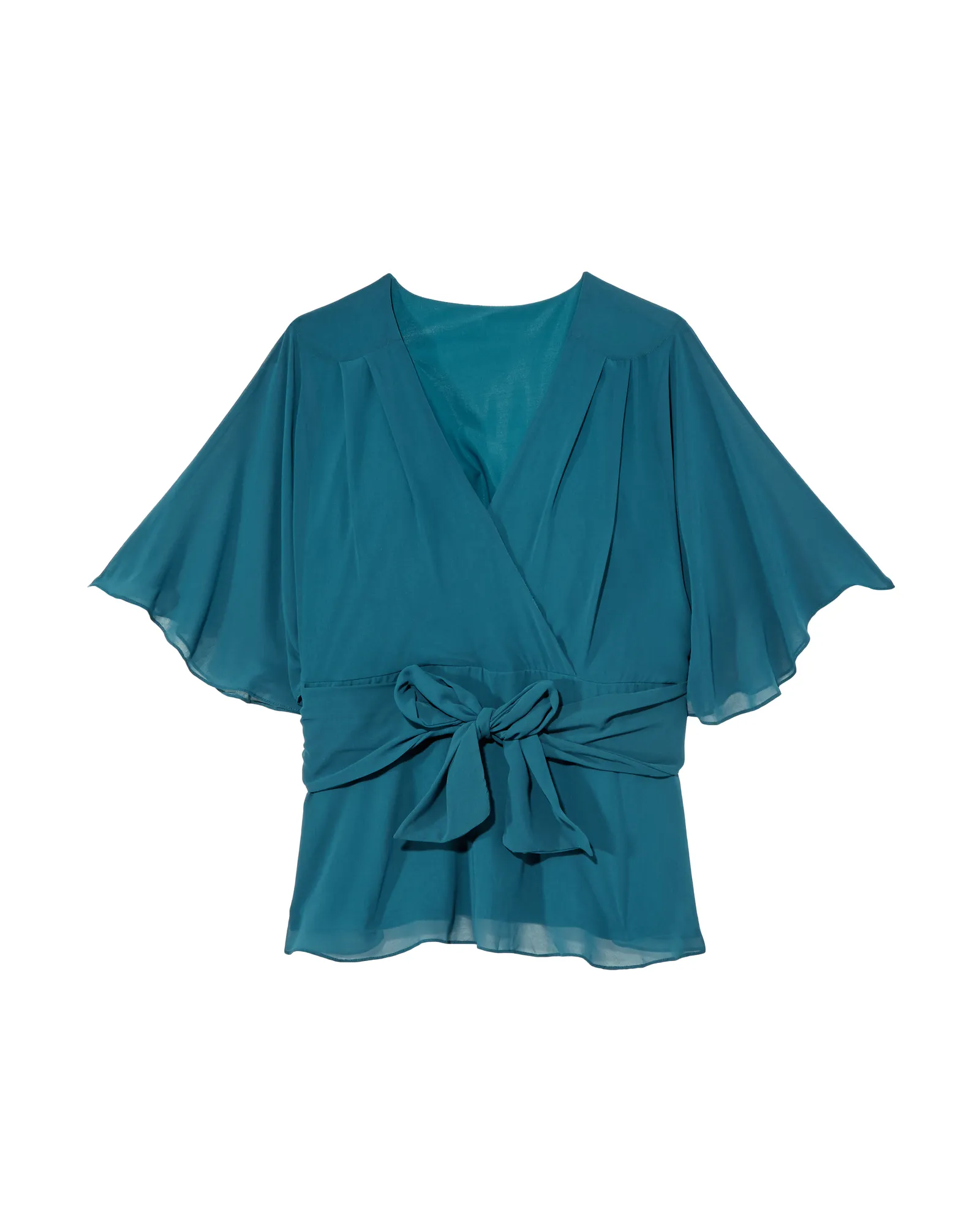 Melinda Wrap Top | Teal