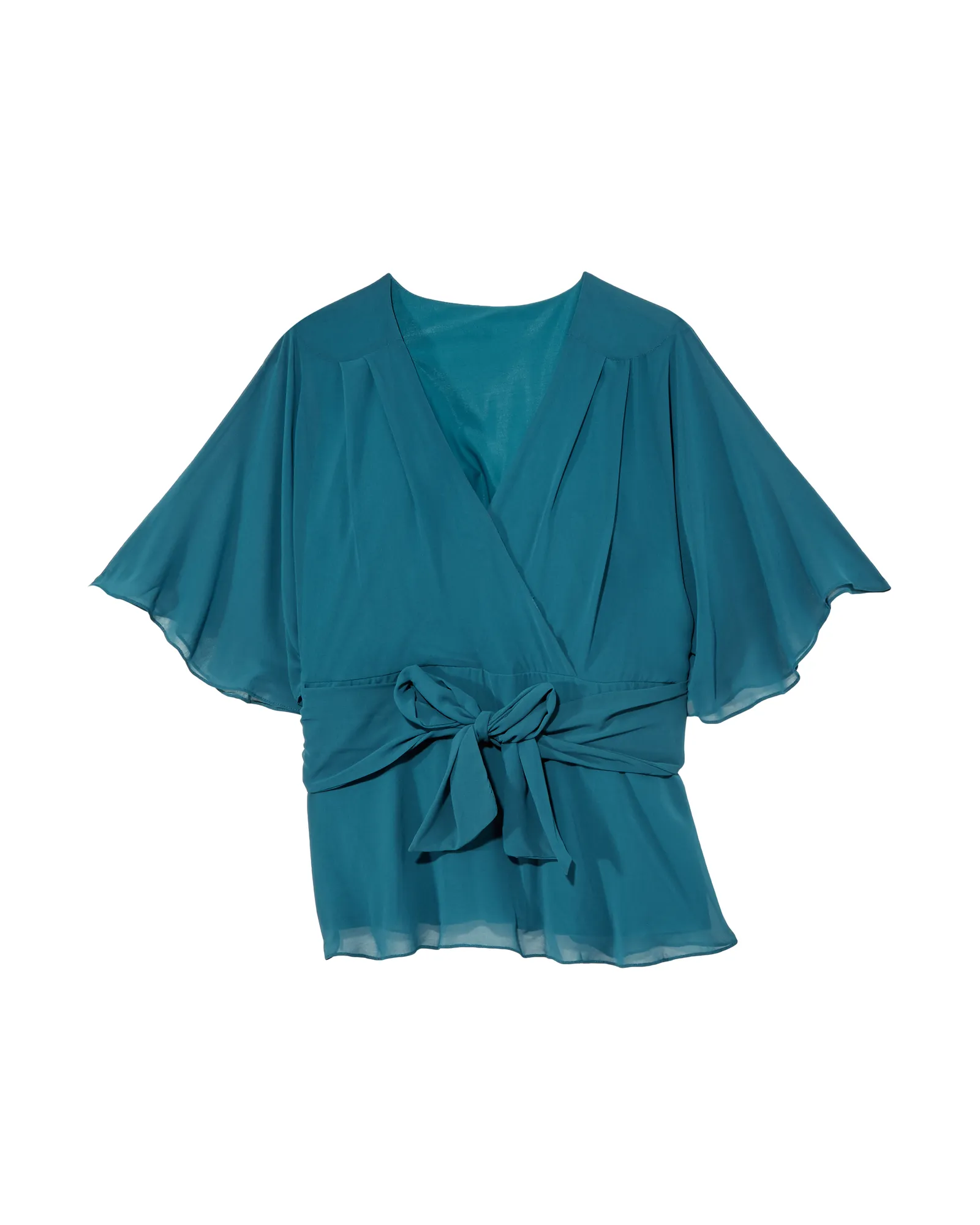 Melinda Wrap Top | Teal