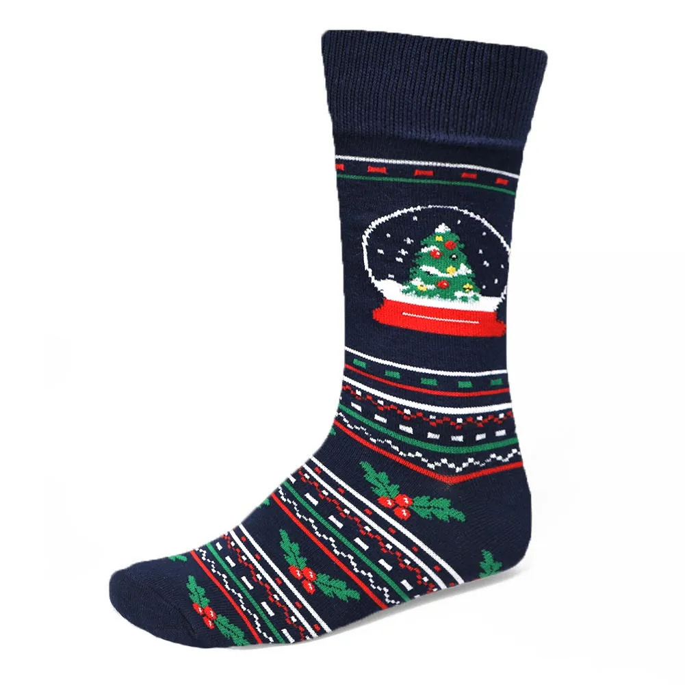 Men's Christmas Snow Globe Socks