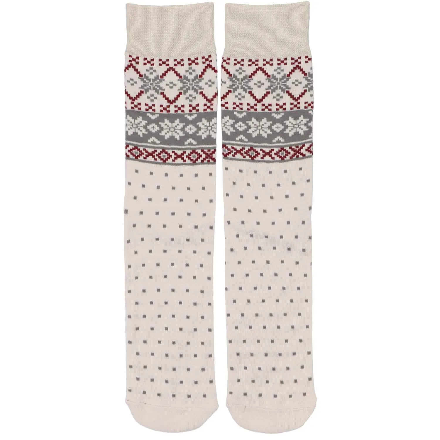 Men's Fair Isle Dotted Socks