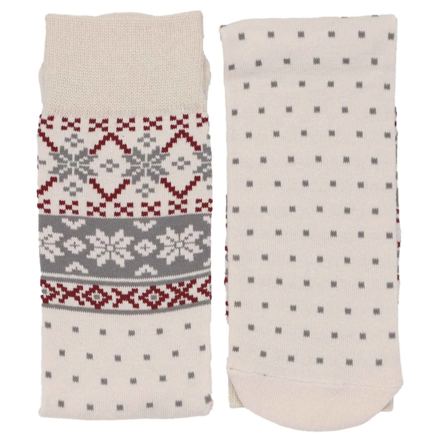 Men's Fair Isle Dotted Socks