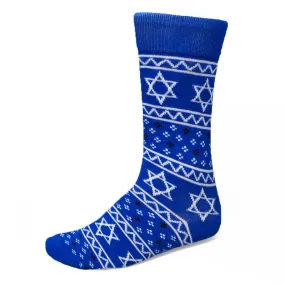 Men's Star of David Hanukkah Socks