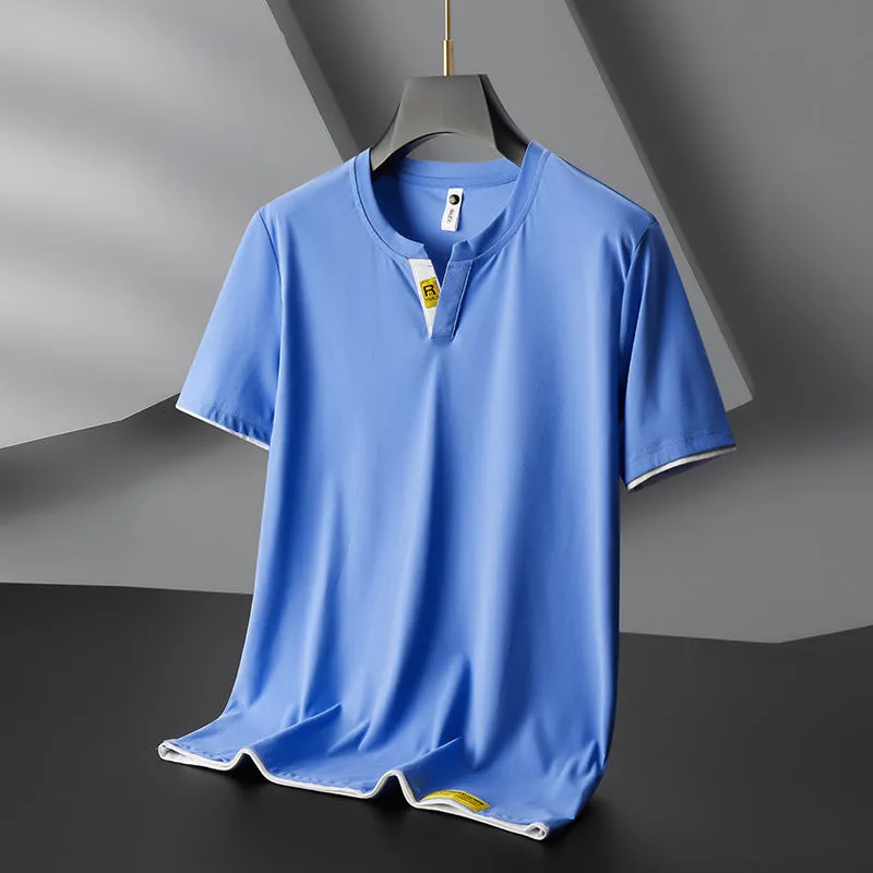 Men's V-neck ShortSleeve T-shirt