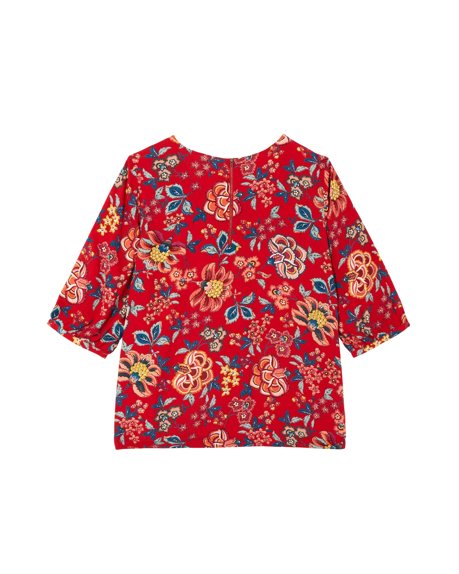 Mykki Blouse | Red / Navy