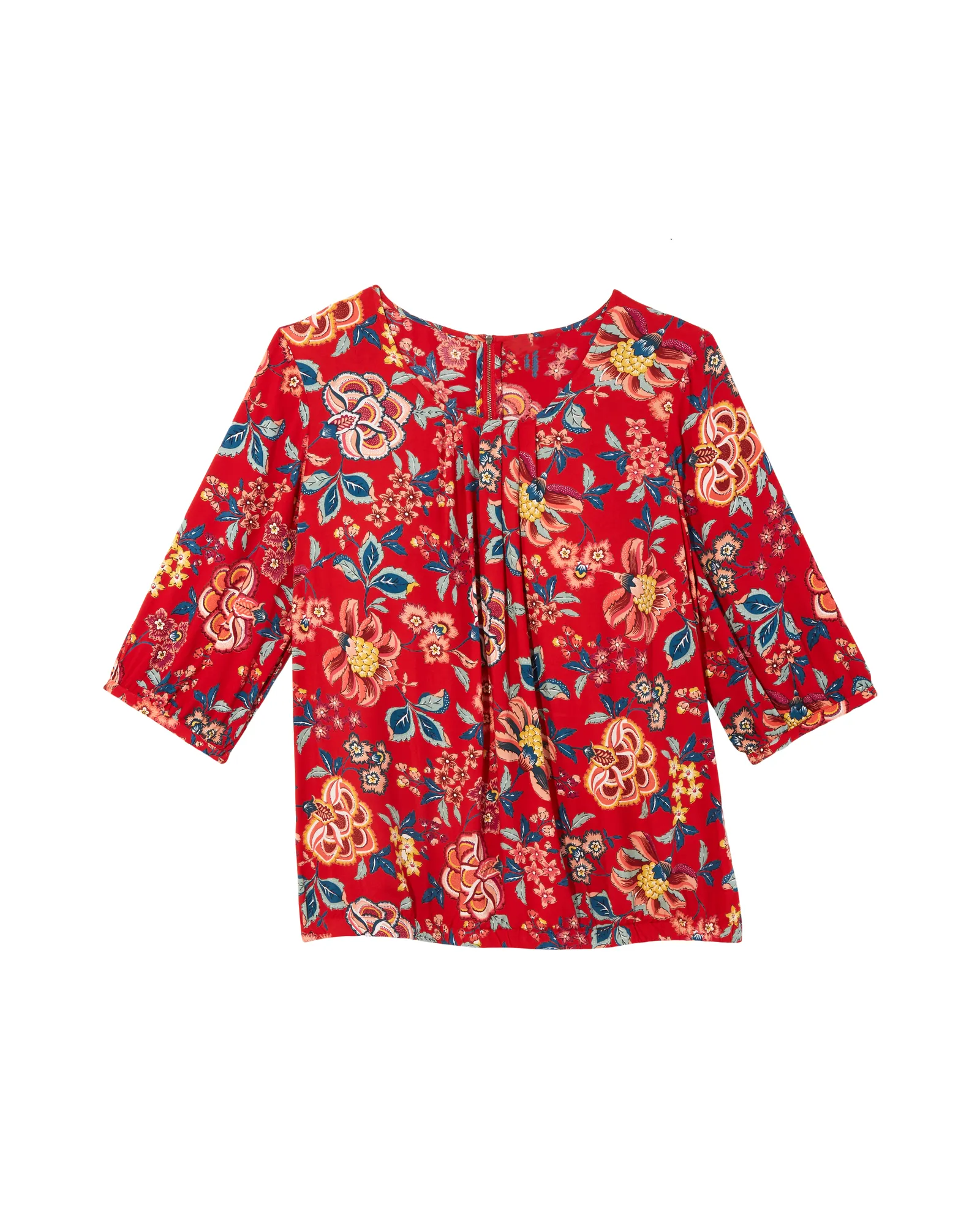 Mykki Blouse | Red / Navy