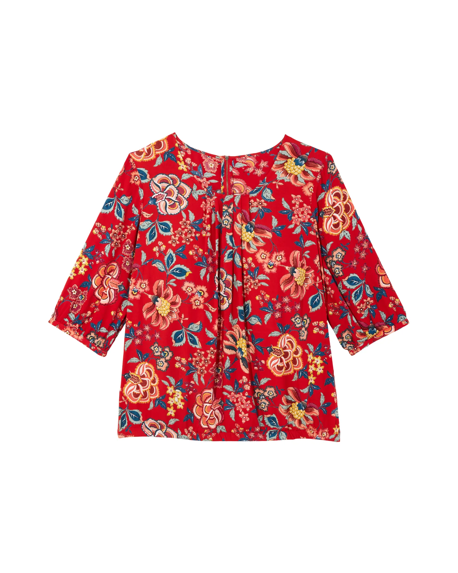 Mykki Blouse | Red / Navy