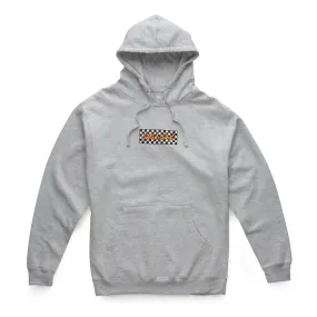 Neon Script Fleece Pullover Hoodie - Heather Grey