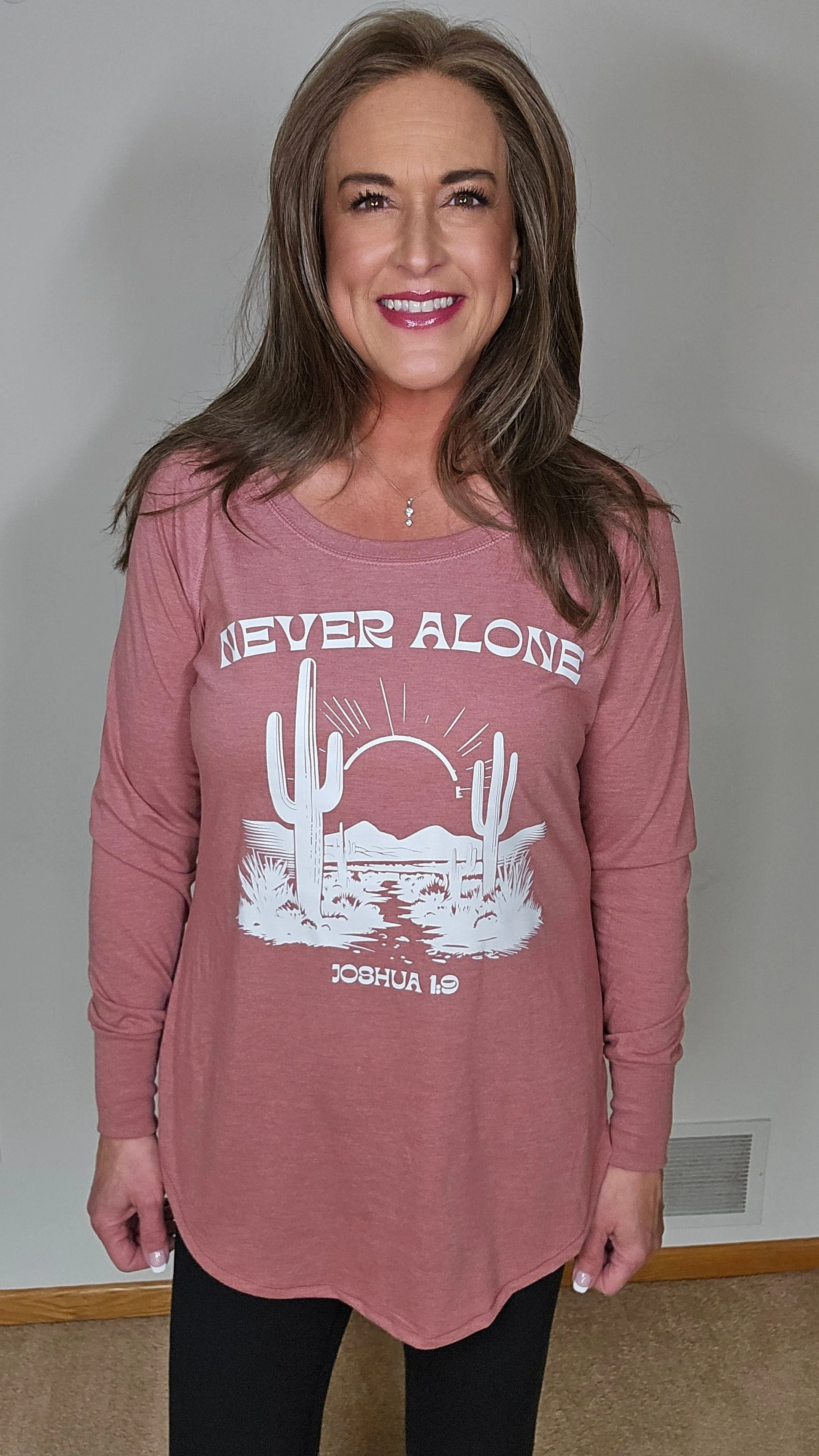 Never Alone Tunic Tee