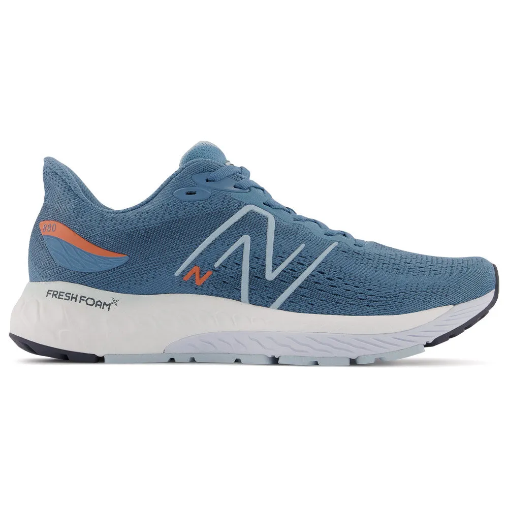 New Balance Fresh Foam X 880v12 Sneaker Spring Tide With Vibrant Orange And Morning Fog (Men's)