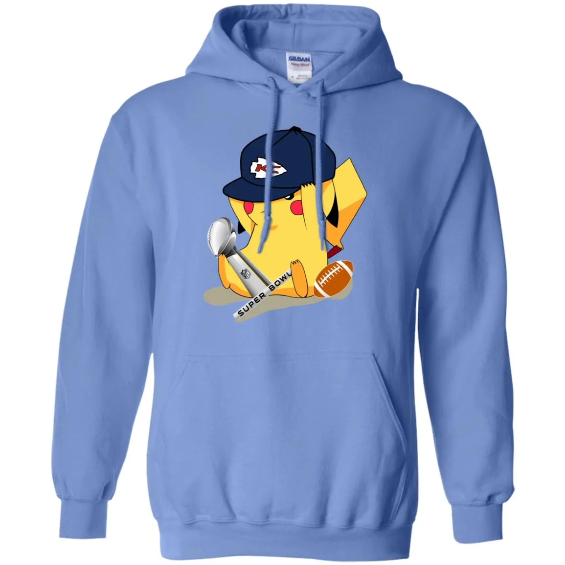 Nfl – Kansas City Chiefs Pikachu Super Bowl 2019 Football Pullover Hoodie Sweatshirt