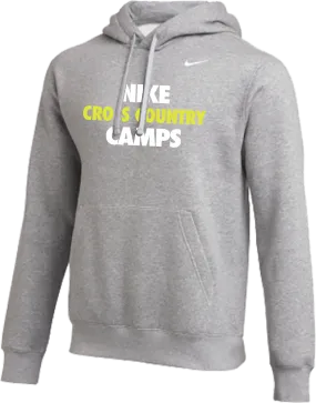 Nike Cross Country Camps Club Fleece Pullover Hoodie - Heather Grey