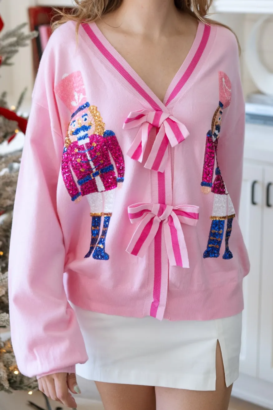 Nutcracker Cardigan - Pink