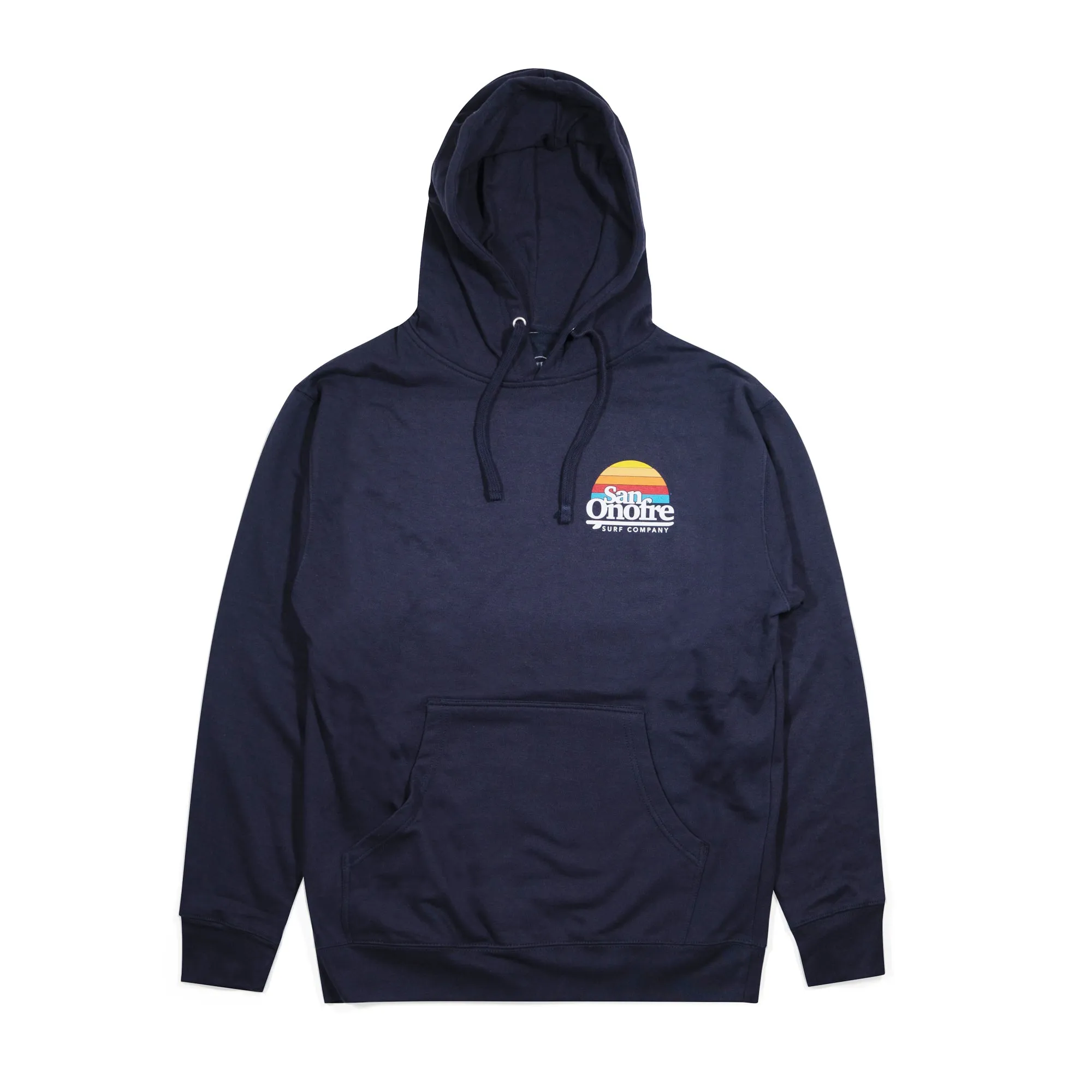 OLD SCHOOL SUN HOODIE NAVY