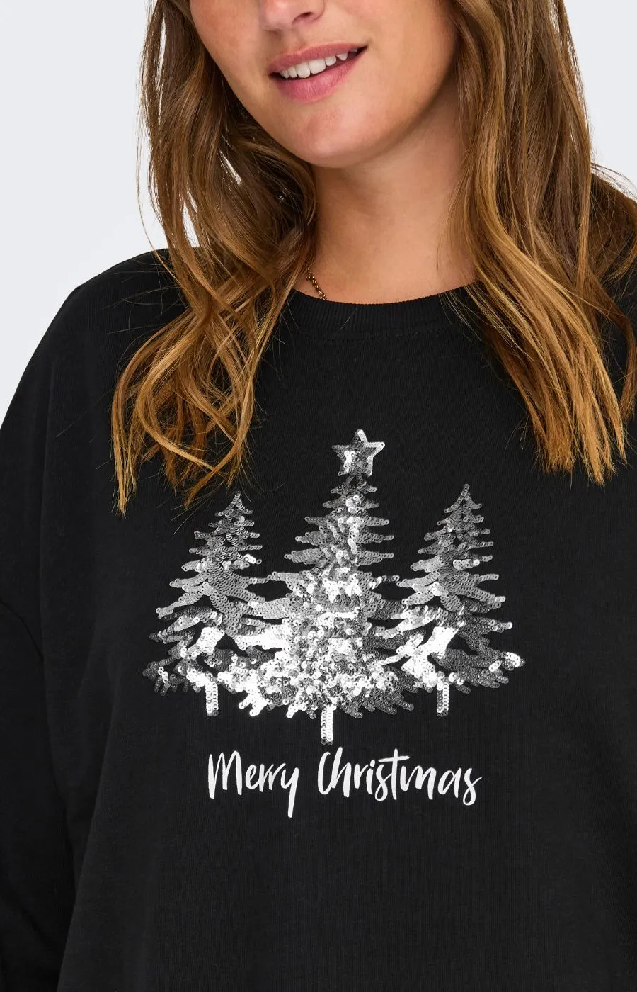 Only Carmakoma X-Mas Dress with Silver Trees