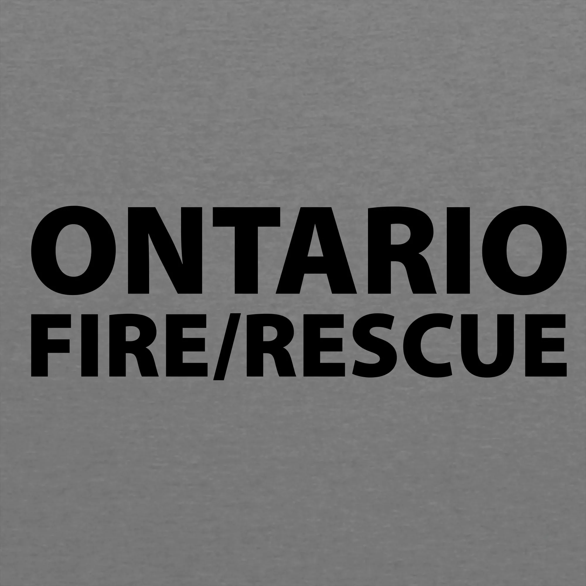 Ontario Fire Tall Pullover Hooded Sweatshirt- Grey