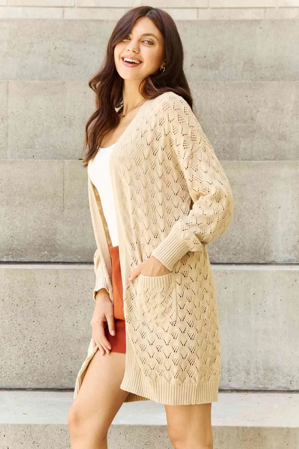 Open Front Sweater Cardigan