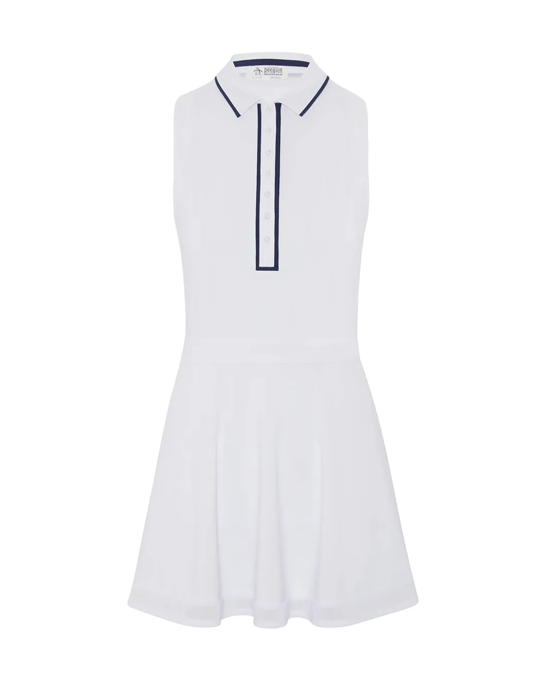 ORIGINAL PENGUIN Veronica Sleelevess Dress OGDSE054 Bright White