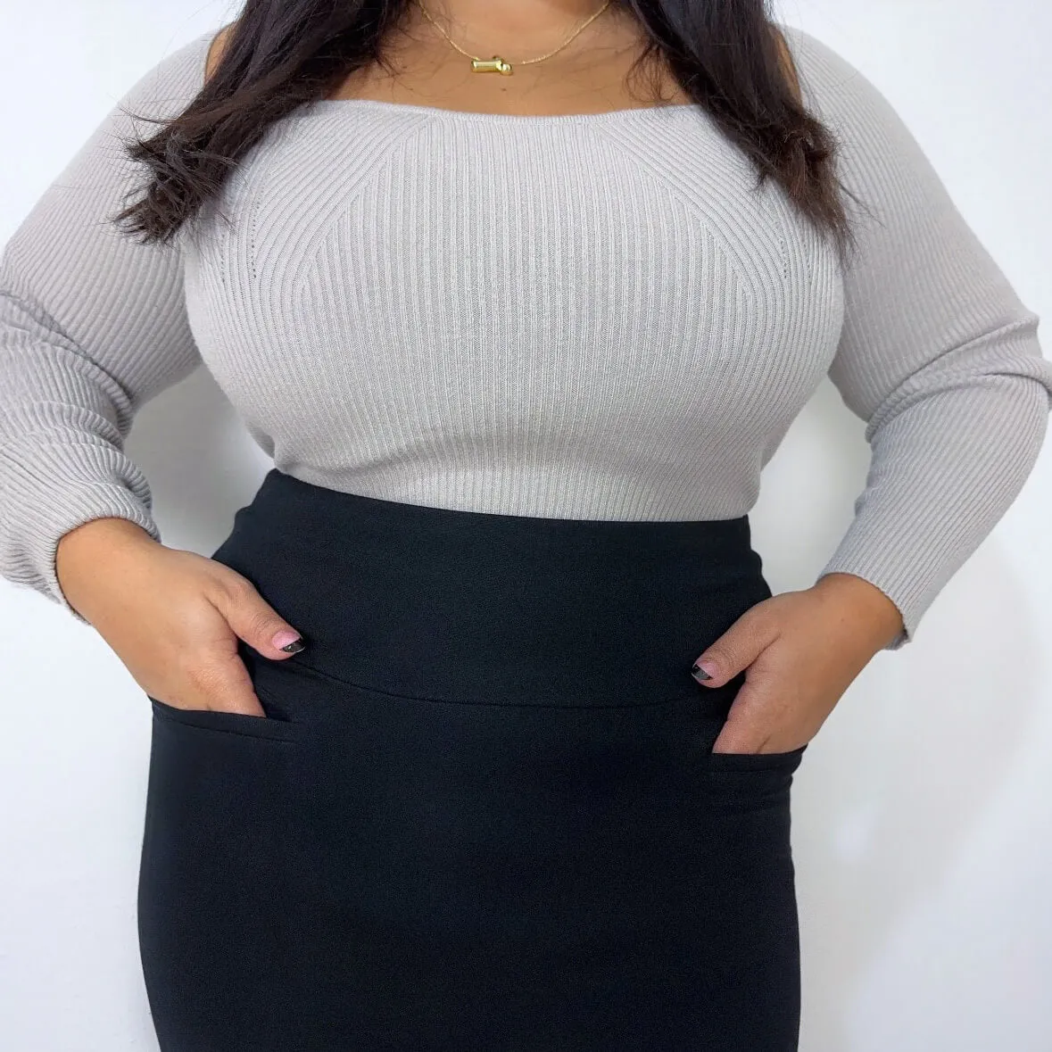 Pencil Skirt - Black (V2)