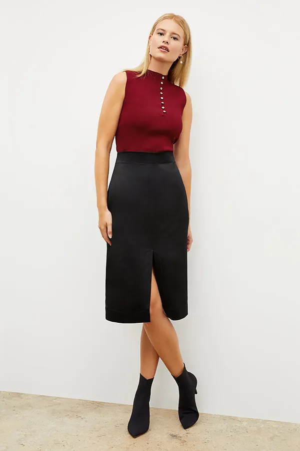 Penny Skirt - Everyday Satin :: Black