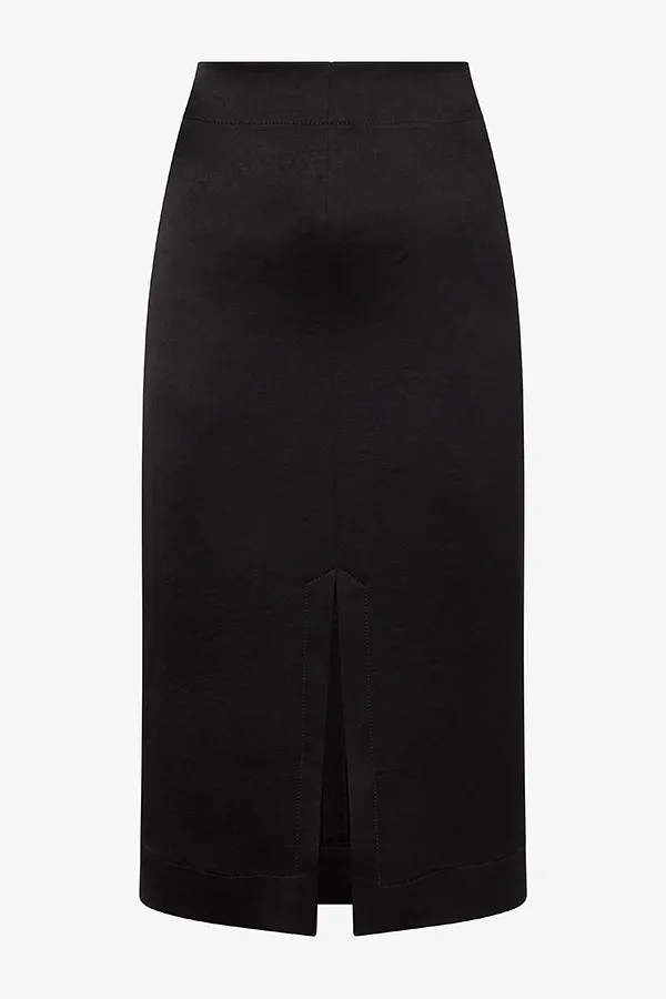 Penny Skirt - Everyday Satin :: Black