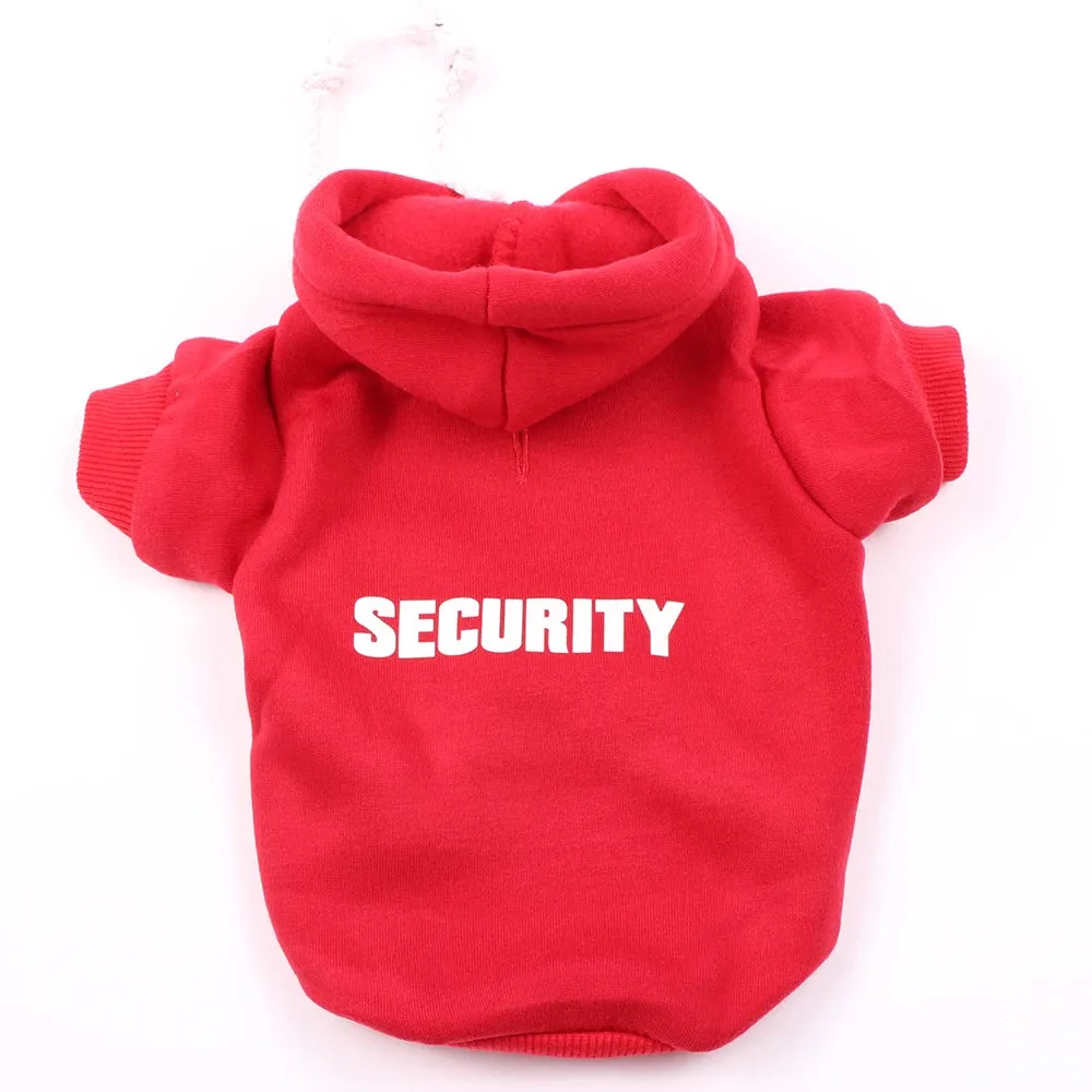 Pet Hoodie / Sweater SECURITY Design