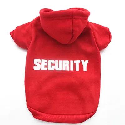 Pet Hoodie / Sweater SECURITY Design