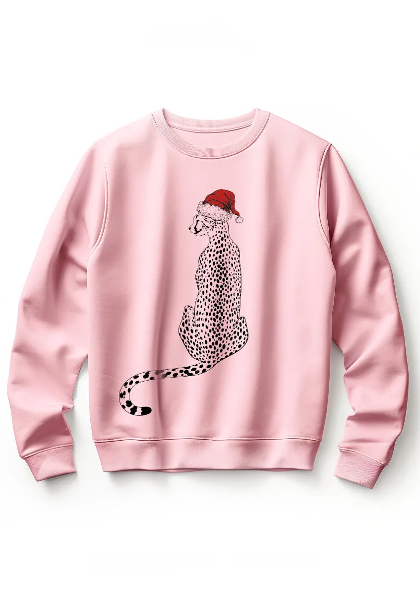 Pink Leopard Christmas Sweater