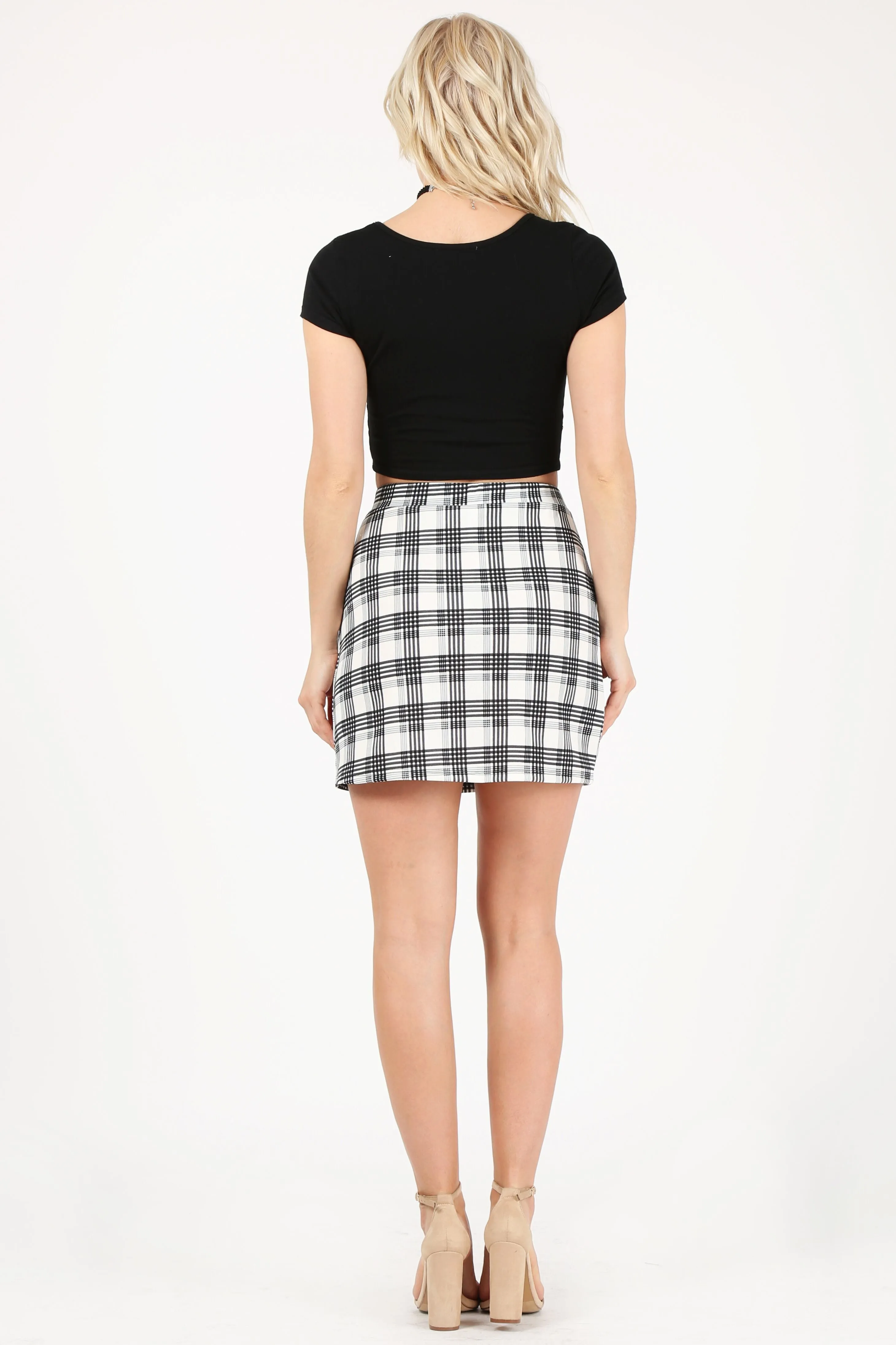 Playful Mini Pencil Skirt