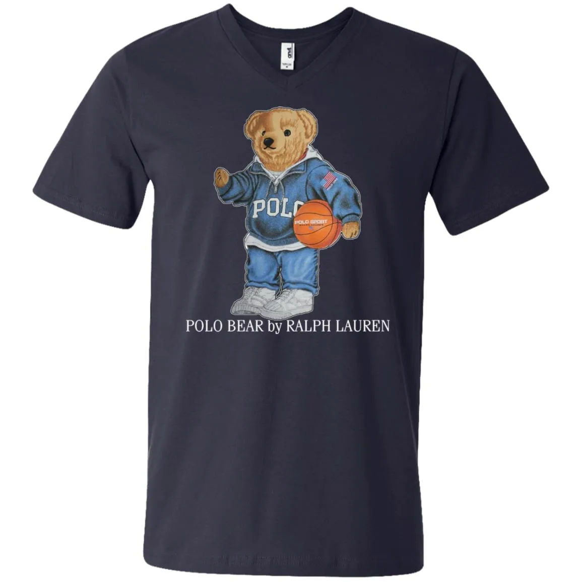 Polo Bear Ralph Lauren Men V-Neck T-Shirt