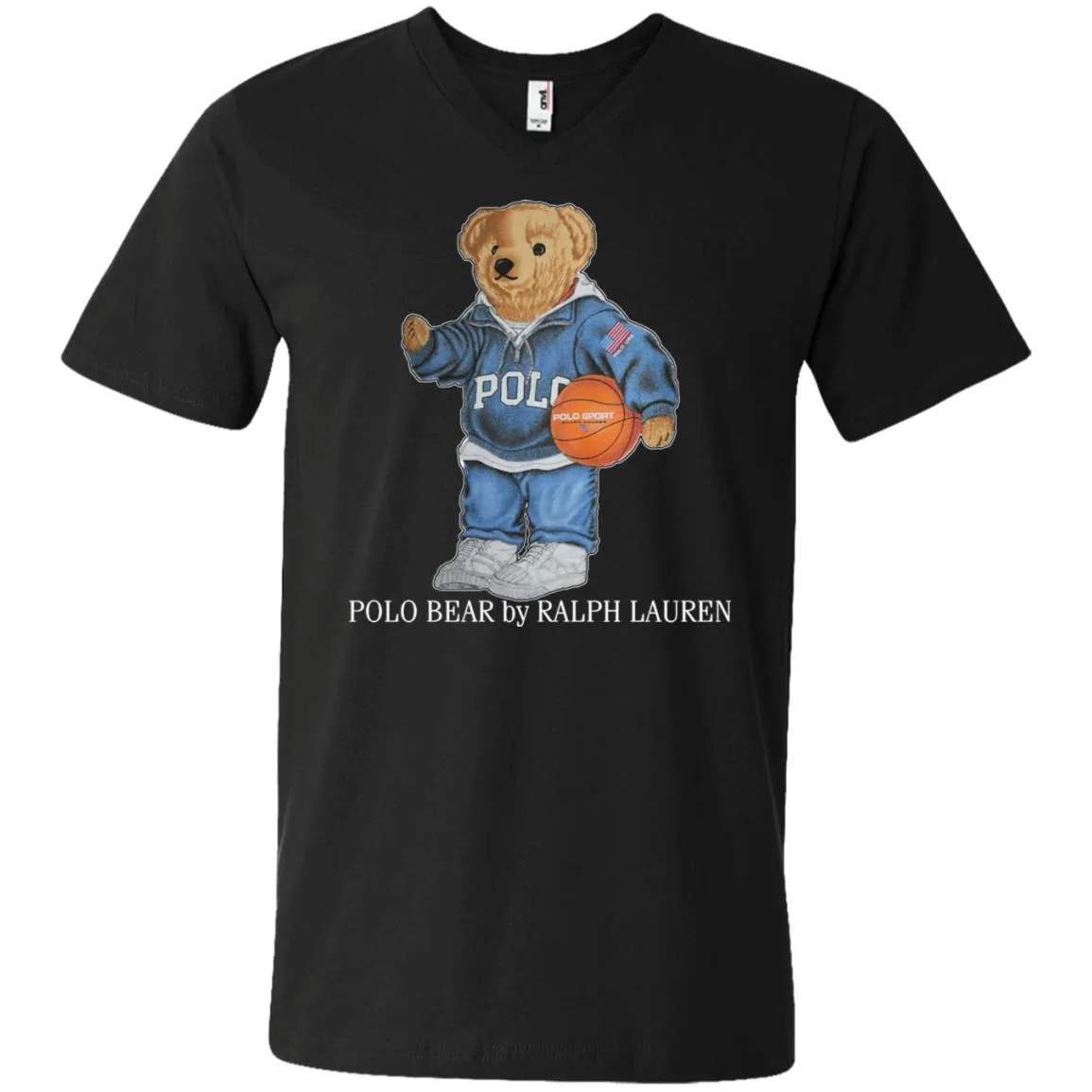 Polo Bear Ralph Lauren Men V-Neck T-Shirt