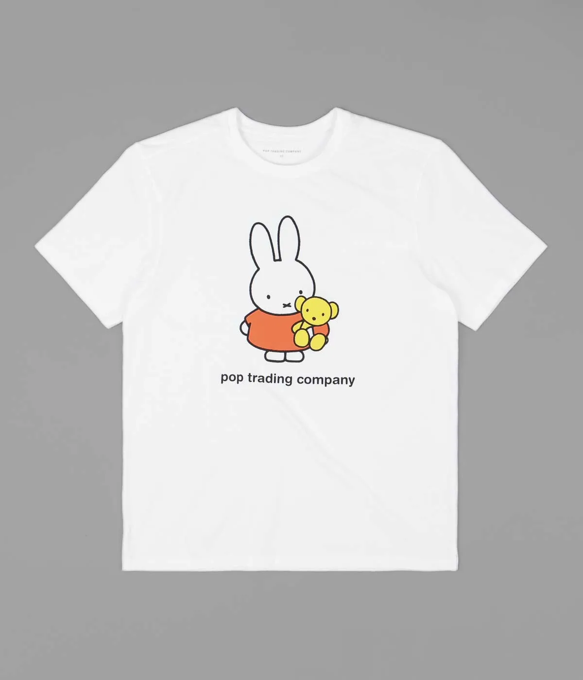 Pop Trading Company Miffy Bear T-Shirt - White