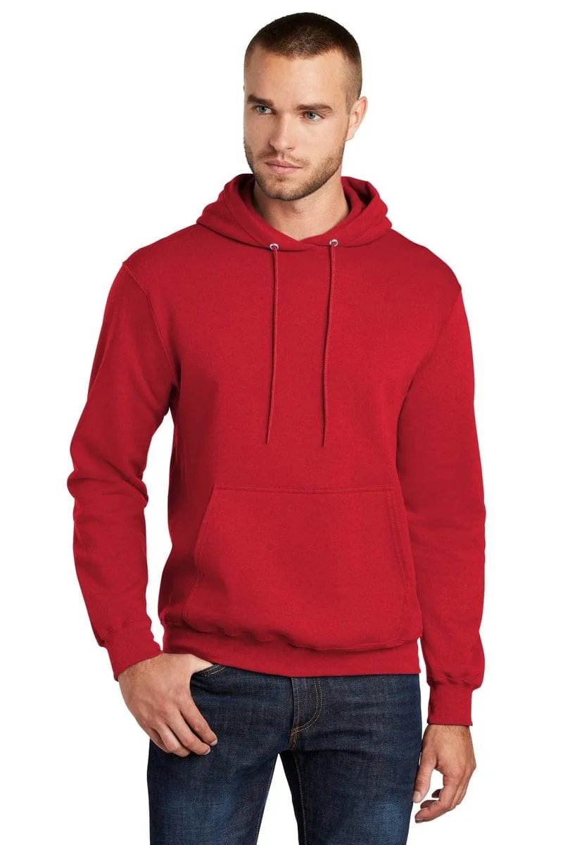 Port & Company PC78HT: Tall Core Fleece Pullover Hooded Sweatshirt