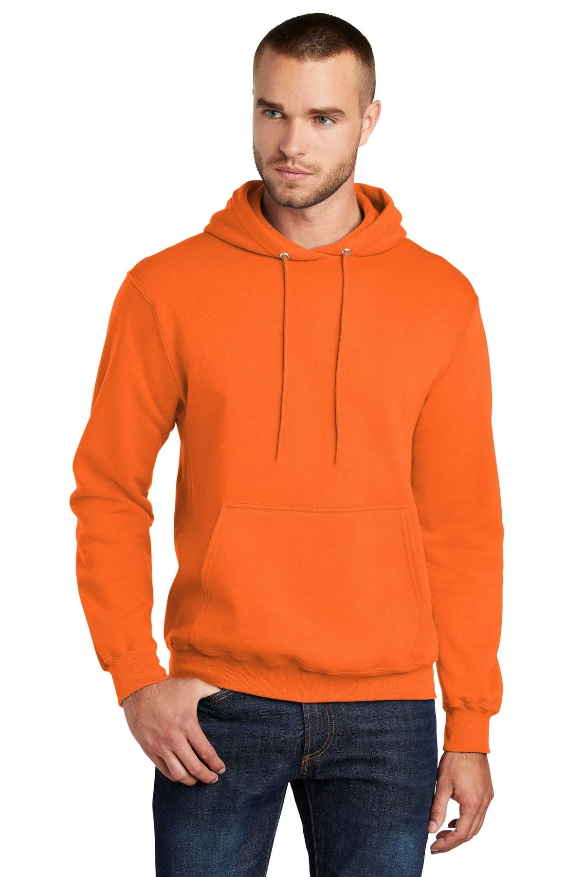 Port & Company PC78HT: Tall Core Fleece Pullover Hooded Sweatshirt