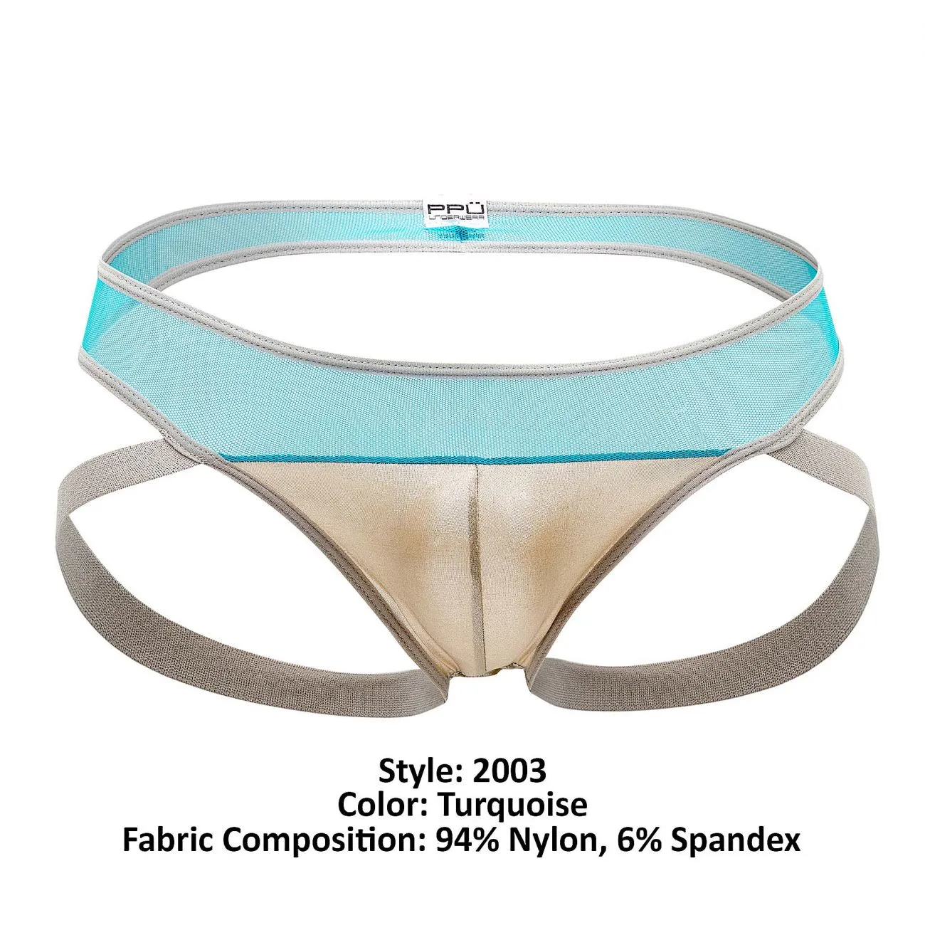 PPU 2003 Jockstrap Color Turquoise