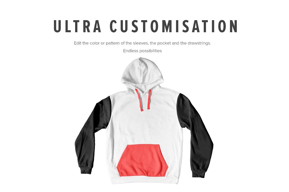 Premium Pullover Hoodie Mockups