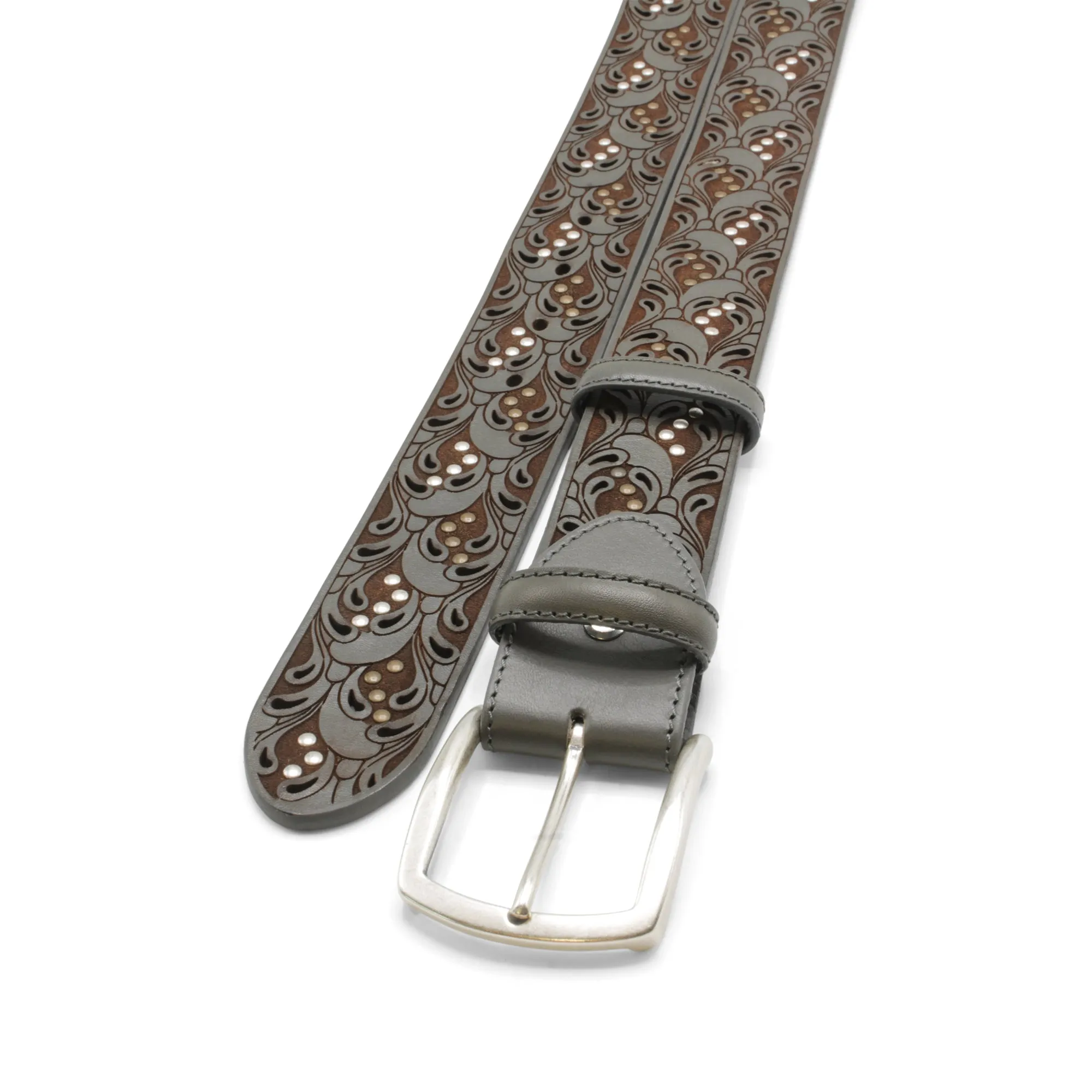 Raft' Paisley Studded London Fog Belt