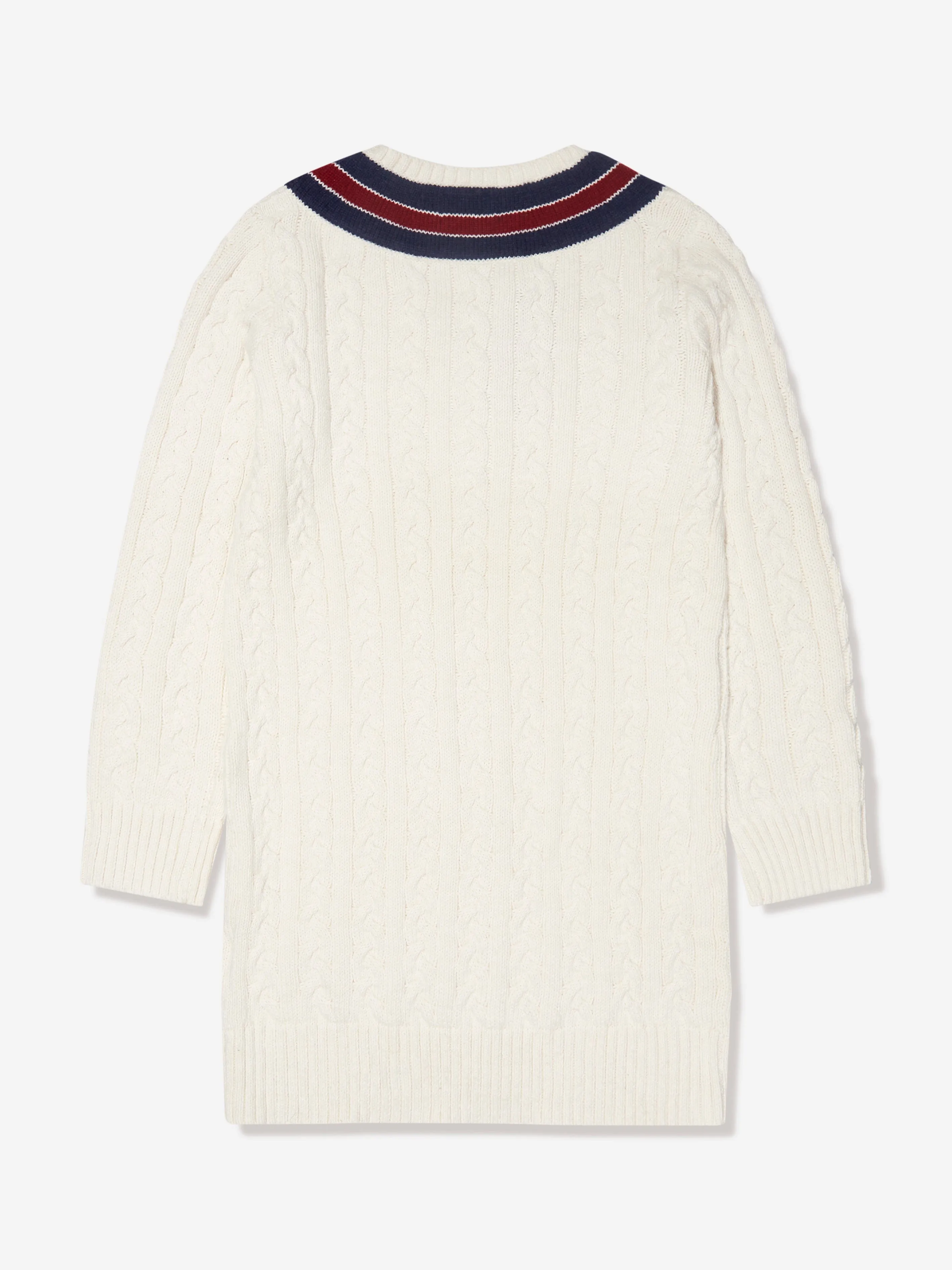 Ralph Lauren Girls Cricket Dress in Ivory