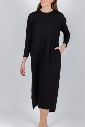 REESE DRESS LONG SLEEVE (BLACK)