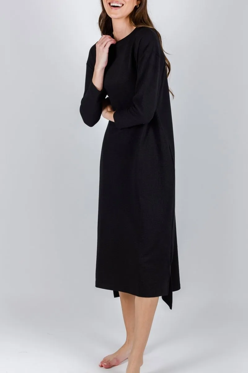 REESE DRESS LONG SLEEVE (BLACK)