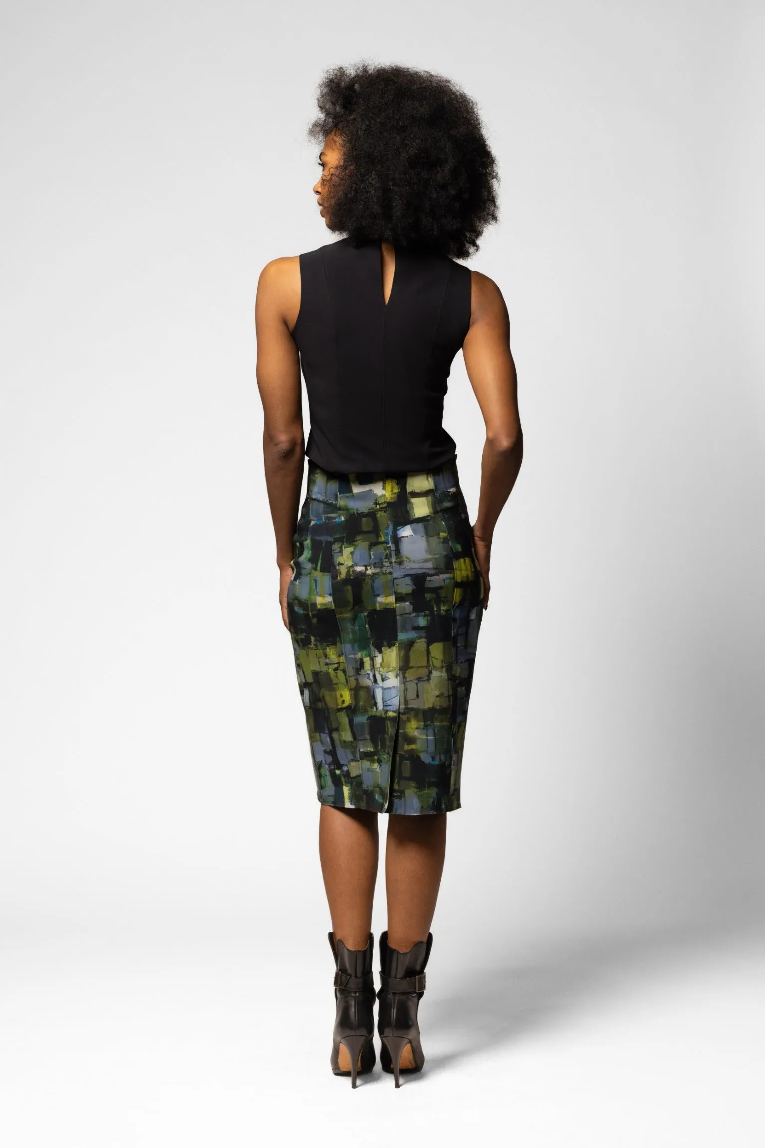 Remick Skirt - Tokyo Print