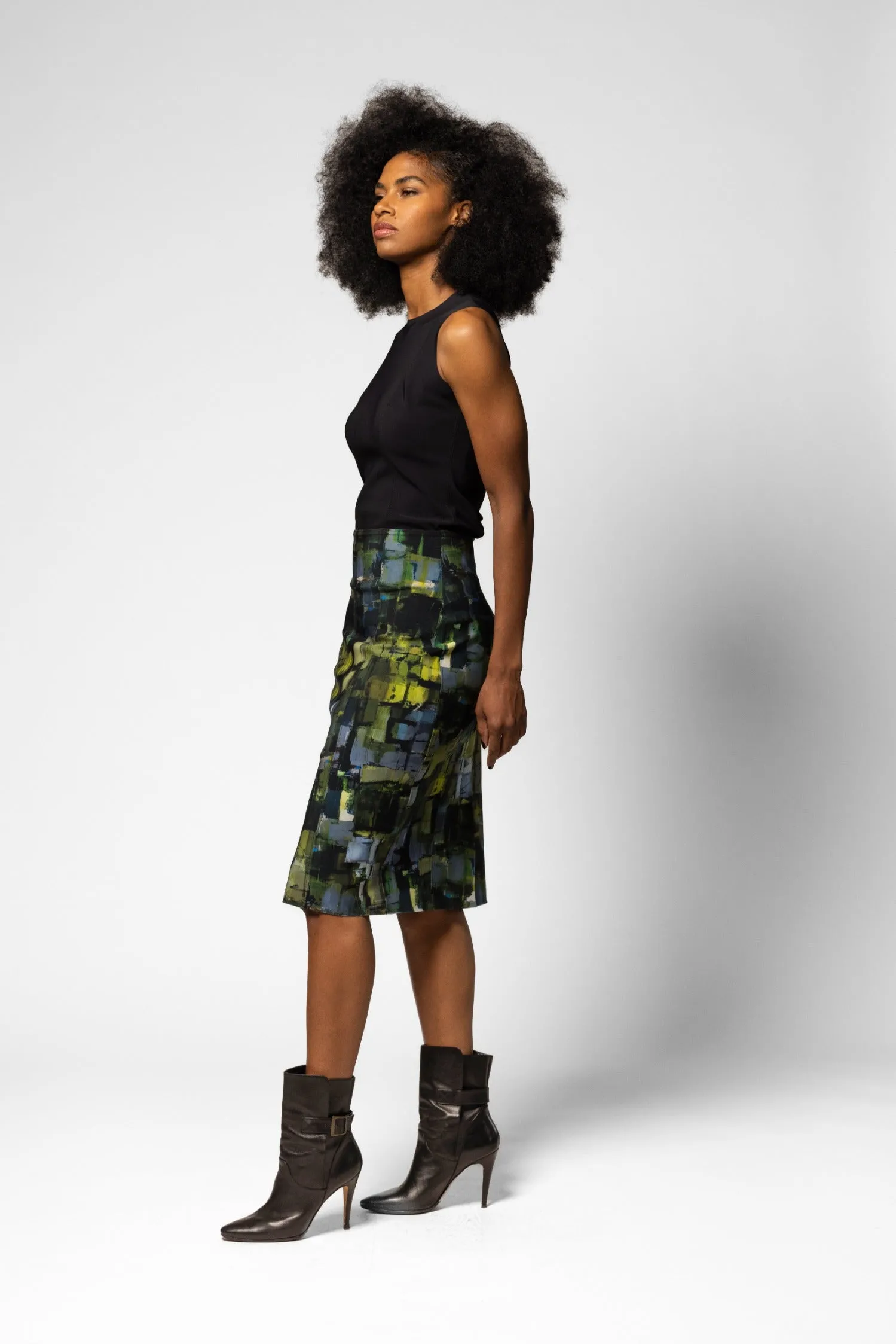 Remick Skirt - Tokyo Print