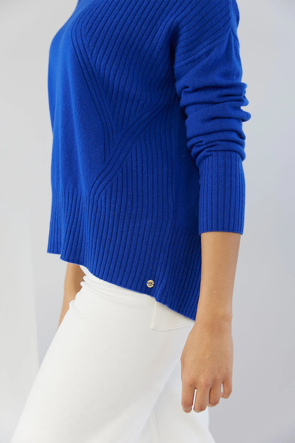 Ribbed Roll Neck Sweater - Last Chance