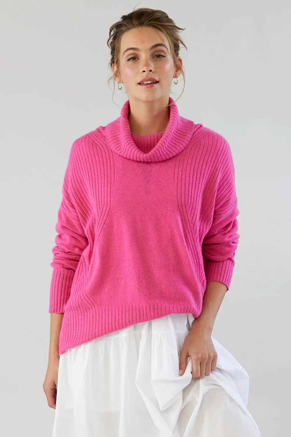 Ribbed Roll Neck Sweater - Last Chance