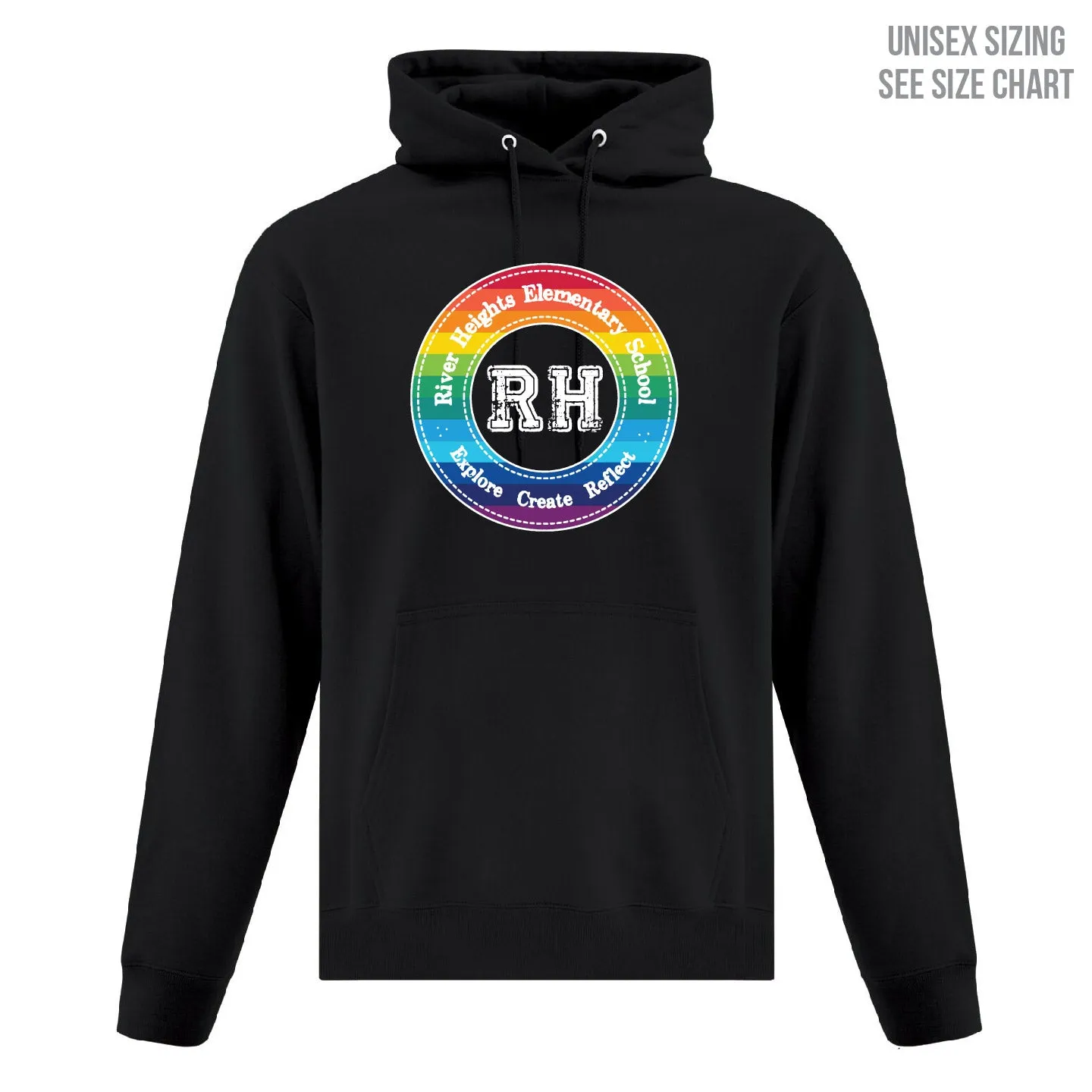 River Heights Pride Crest Unisex Pullover Hoodie (RHEST004-F2500)