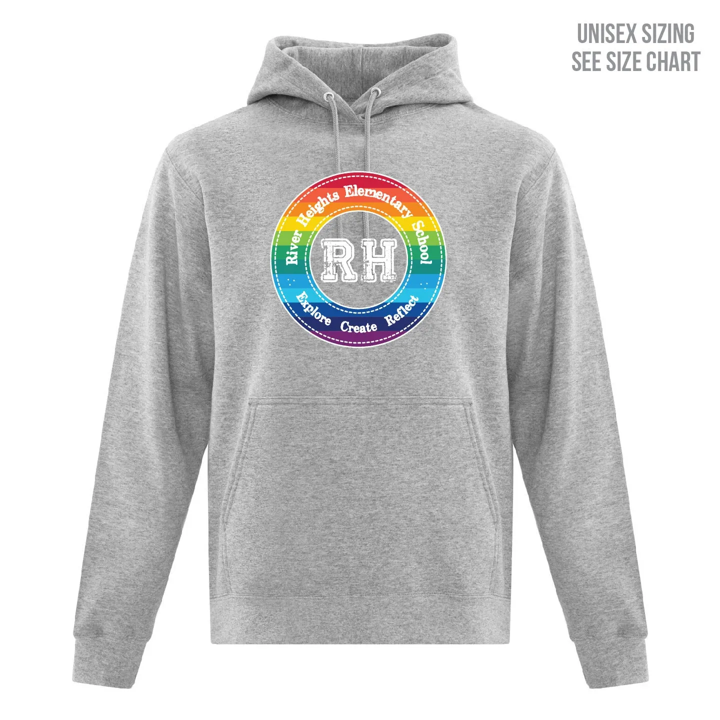 River Heights Pride Crest Unisex Pullover Hoodie (RHEST004-F2500)