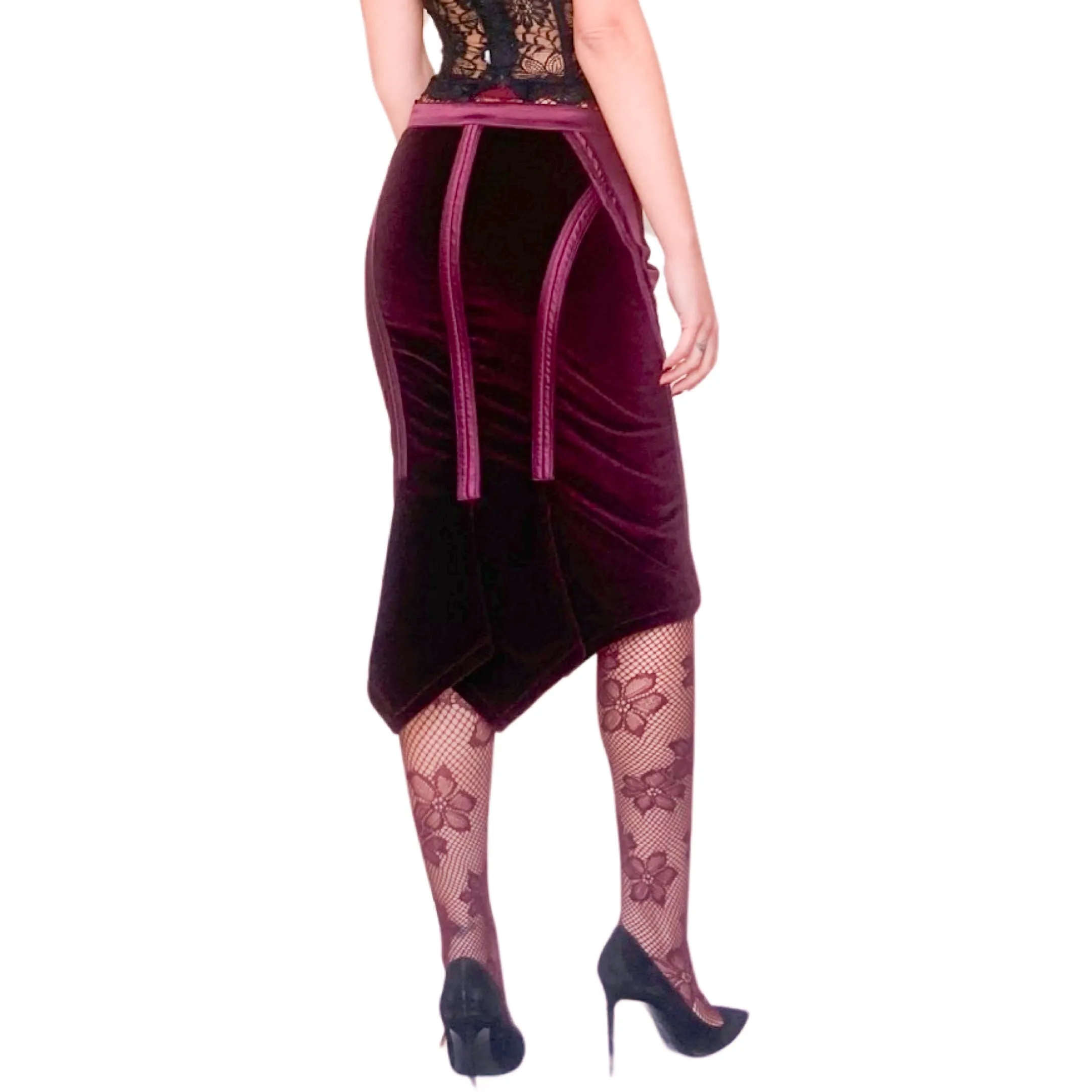 Roberto Cavalli F/W 2004 Velvet Corset skirt