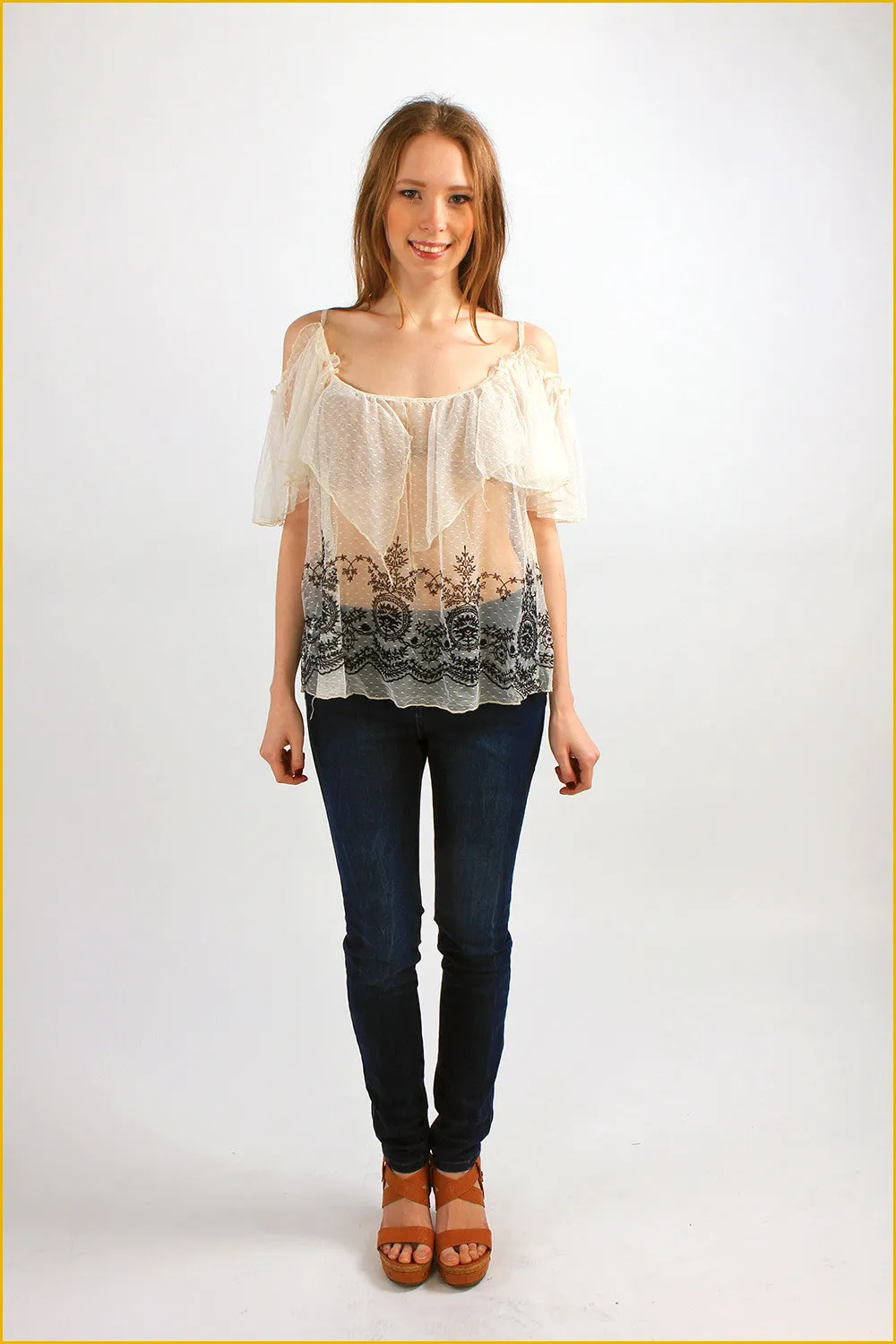 Romantic Sheer Top